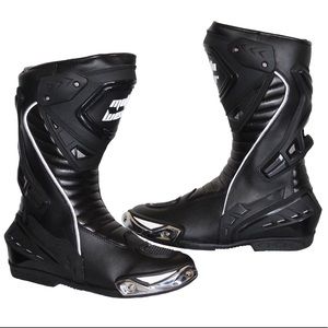 Men Moto Wear Motorcycle Waterproof Leather Boots